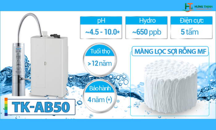 4 tầng lọc ưu việt của máy lọc TK-AB50