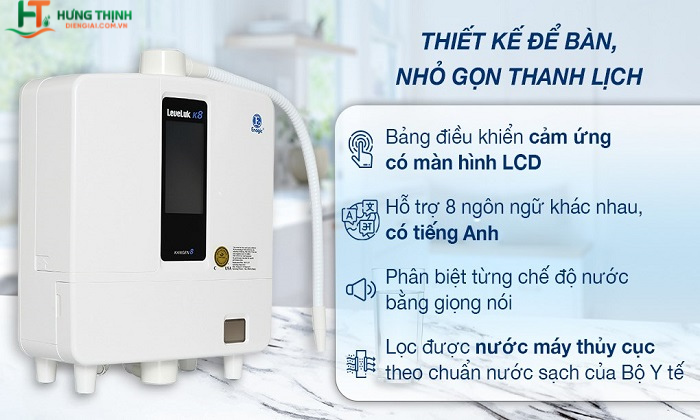 Màn hình điều khiển trực quan, dễ sử dụng 