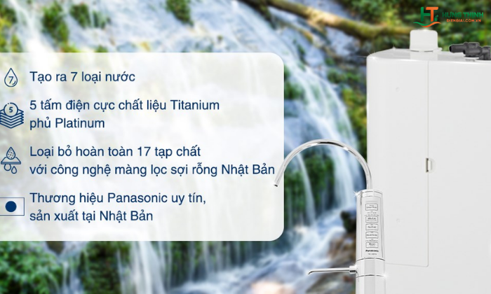 Máy lọc Panasonic TK-AB50 chuẩn chất lượng Nhật Bản